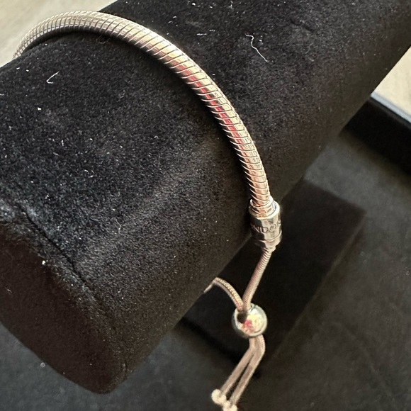 Pandora Moments Snake Chain Slider Bracelet Only - No Charms - Picture 9 of 10